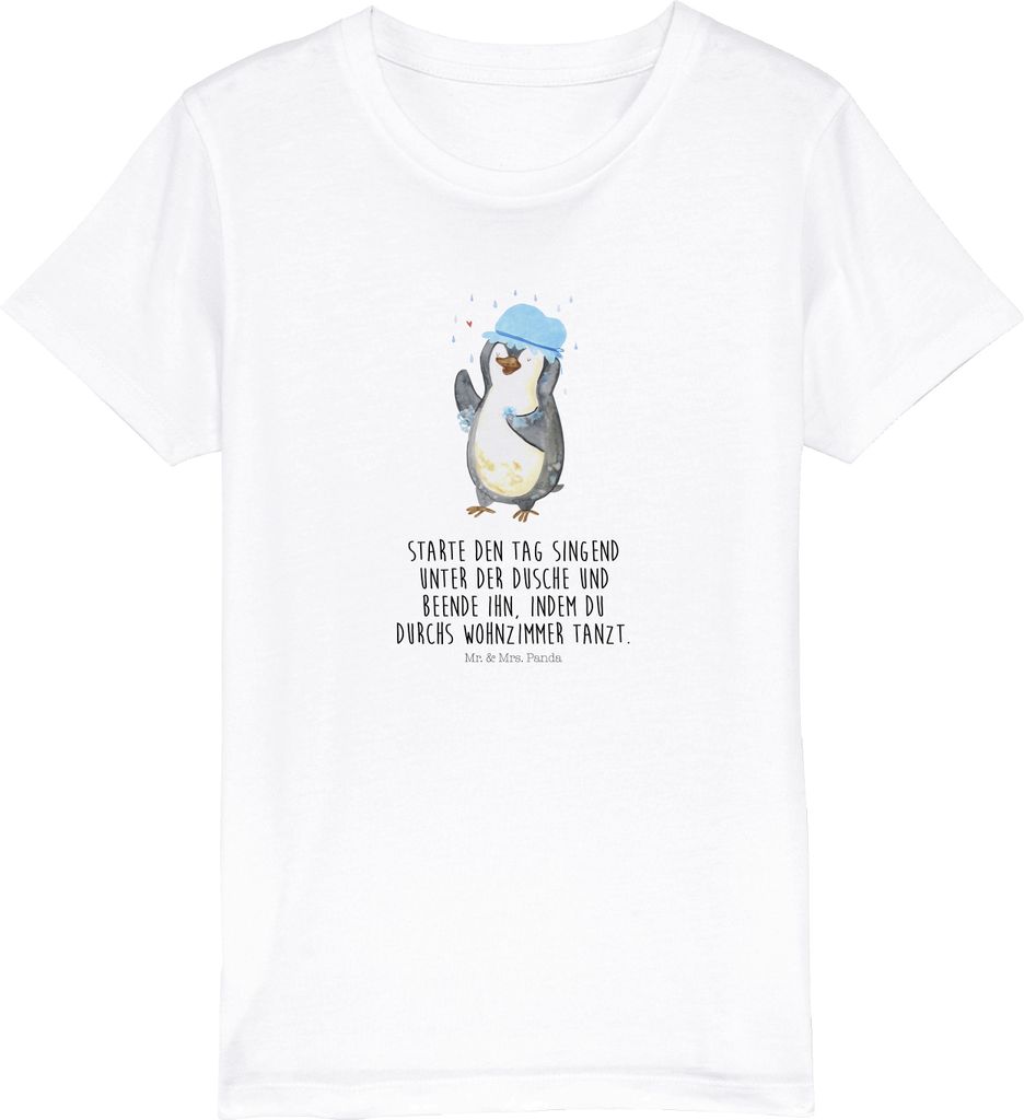 Mr. & Mrs. Panda Kleinkinder T-Shirt Pinguin Duschen 5-6 Produktbild 