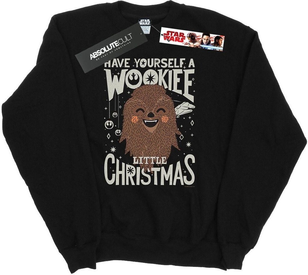 Star Wars - "Wookiee Little" Sweatshirt für Herren BI45662 (L) (Schwarz)