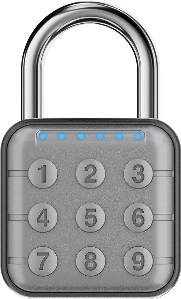 Serrure grise à code facile à utiliser avec alliage de zinc renforcé