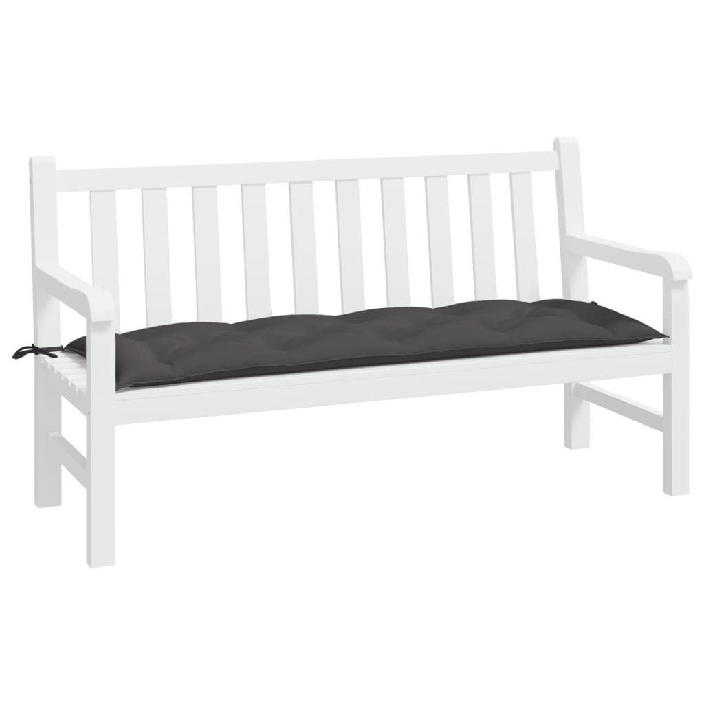vidaXL Záhradná lavica Anthracite 150x50x7 cm Oxford Fabric Obrázok produktu 
