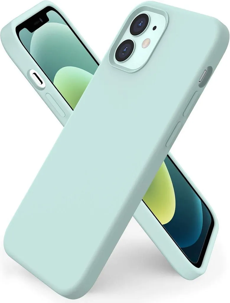 Custodia Protettiva iPhone 12 Mini Verde Pino Silicone Ultra Slim