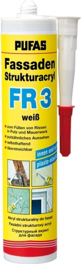 Pufas Fassaden Strukturacryl FR 3 zum Füllen von Rissen Produktbild 