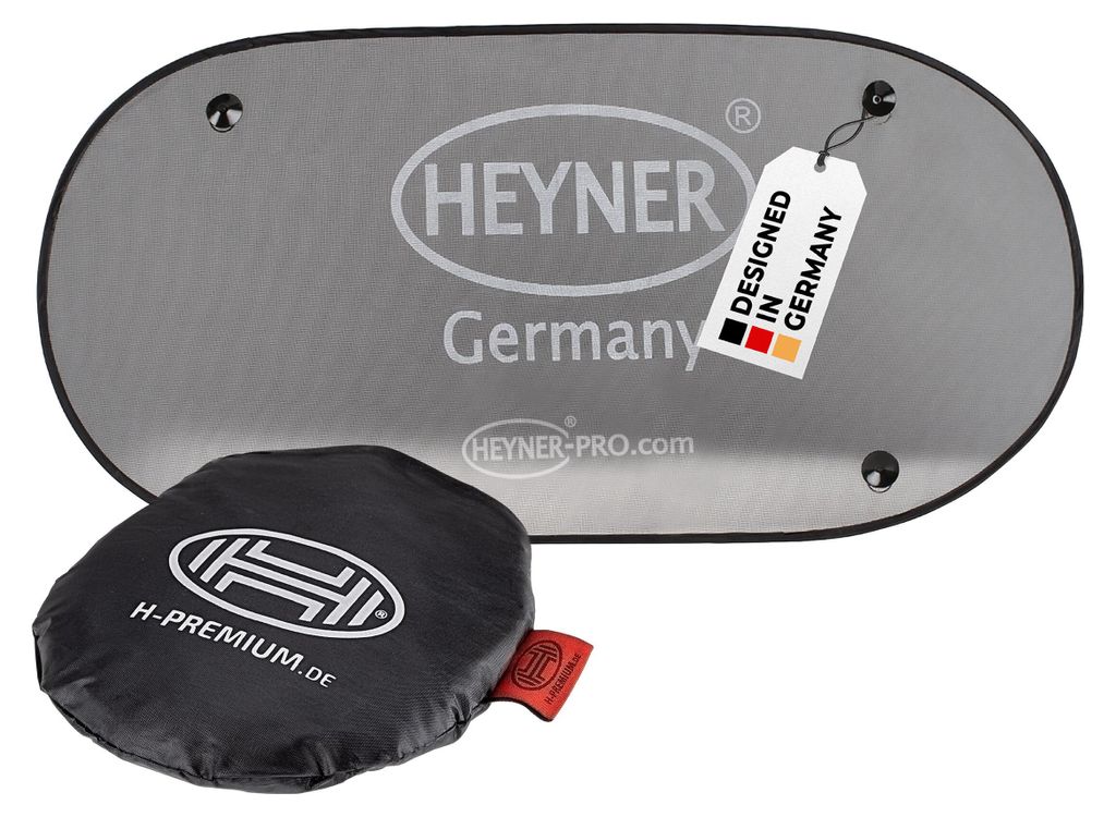 HEYNER® Auto-Sonnenschutz 100 x 50 cm Autofenster Produktbild 