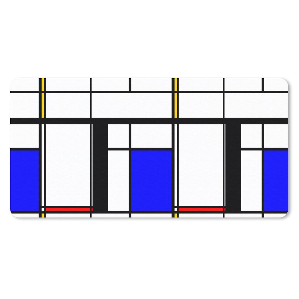 MuchoWow Mauspad Mousepad Muster - Kunst - Abstrakt 60x30 cm - Mousepads - Maus Mat - Pad - Mausunterlage - Nachhaltig