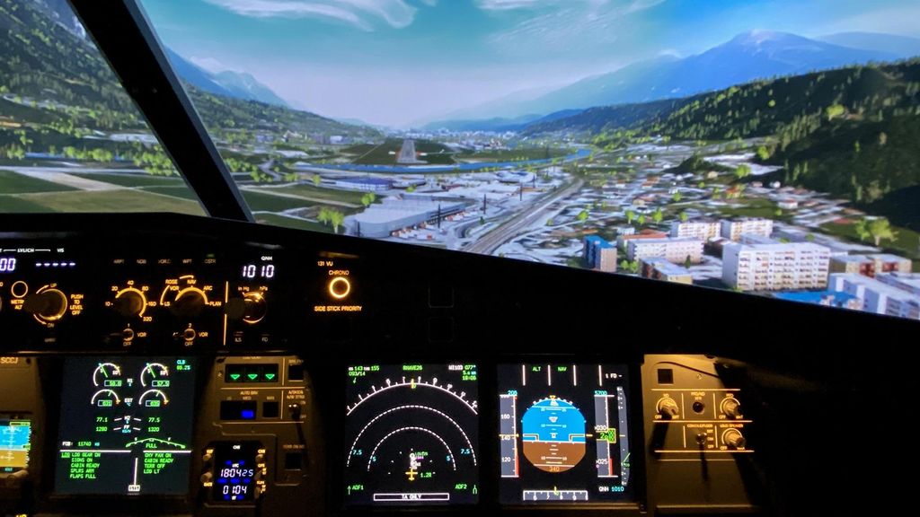 Jochen Schweizer Flugsimulator A320 Oberhausen (30 Min.); Erlebnis verschenken oder selbst erleben; Gutschein gültig für 1 Person Gruppengröße...
