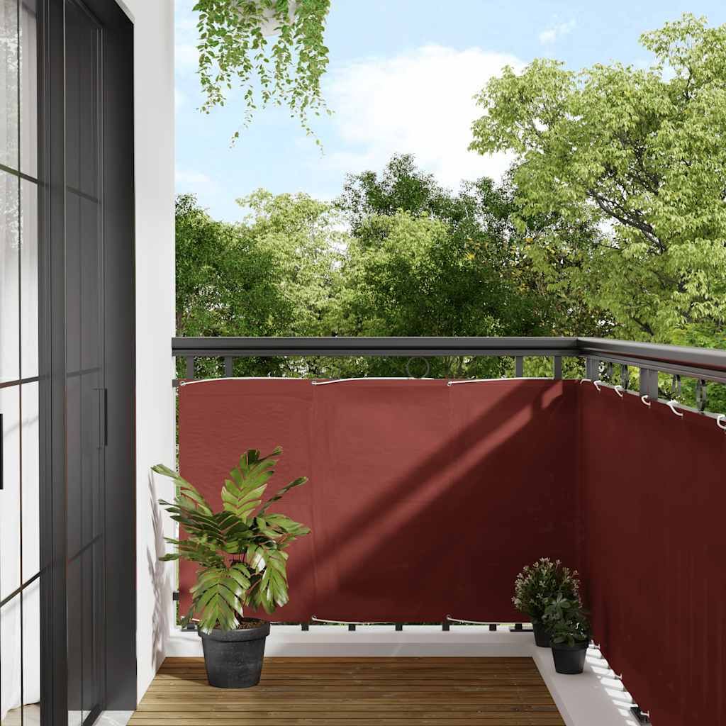 Maison Exclusive - Balkon-Sichtschutz Terrakotta 90x800 cm 100 % Polyester-Oxford
