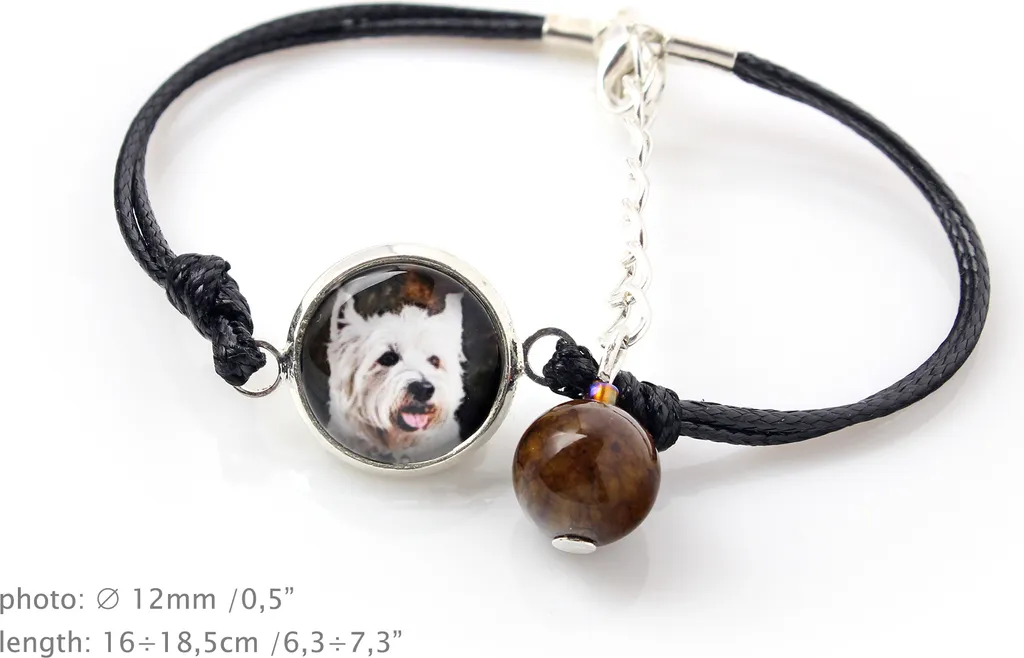 Set Gioielli Westie d'Autore: Bracciale e Collana con Foto Art-Dog