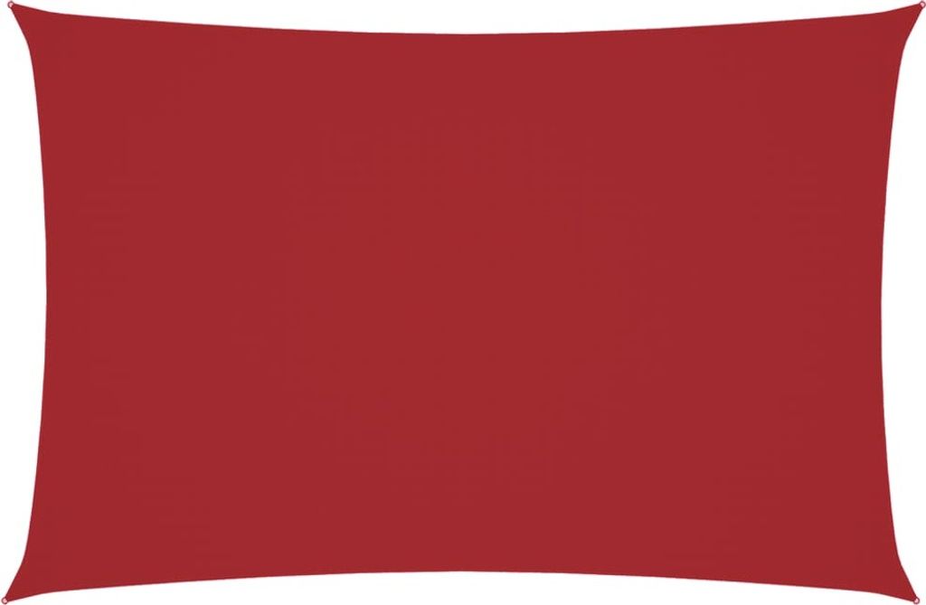 Sonnensegel Oxford-Gewebe Rechteckig 2x4 m Rot