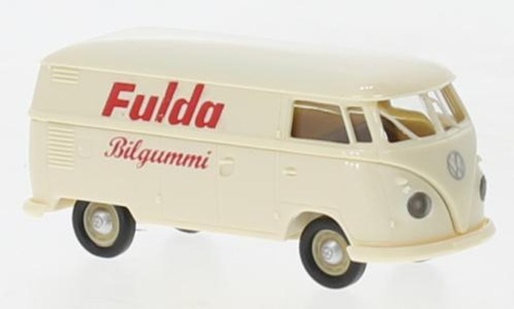 Brekina 32781 - 1/87 VW T1b Kasten, Fulda Bilgummi, 1960 - Neu