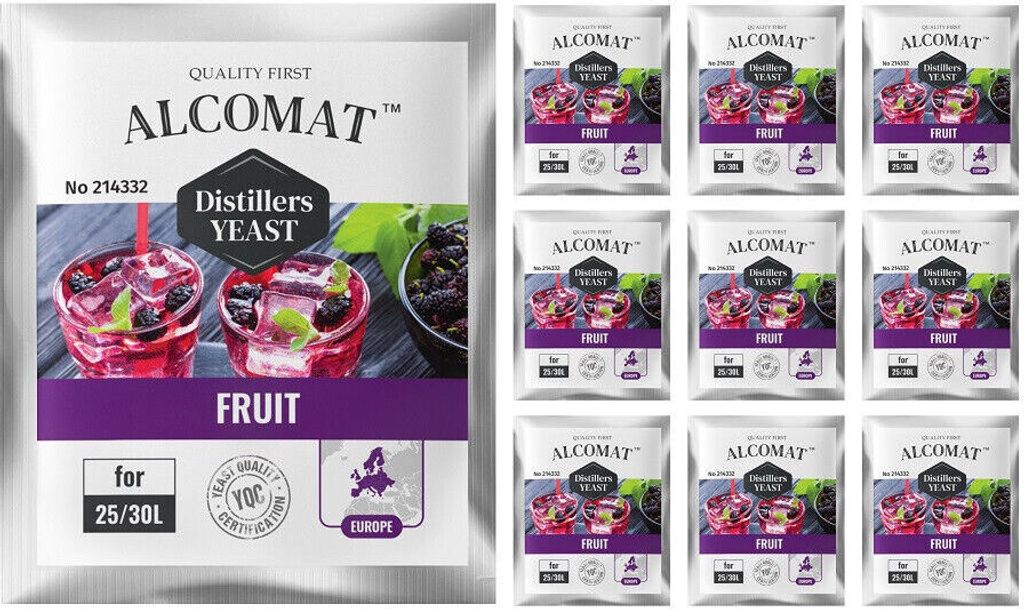 Fruit Distillers ALCOMAT Yeast Alkohol Hefe | Brennhefe  Produktbild 