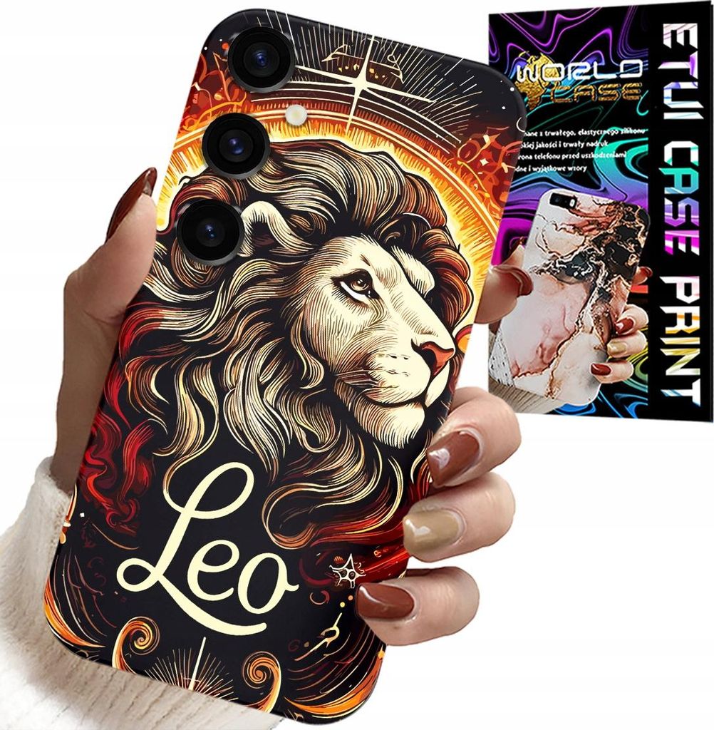 Gehäuse Für Samsung Galaxy A16 4/5G - Löwe Sternzeichen Astronomie Fall + Glas