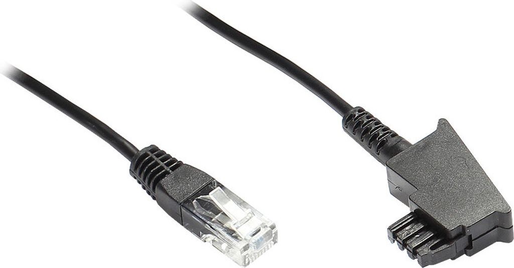 TAE Anschlußkabel DSL / VDSL, TAE-F Stecker an Produktbild 