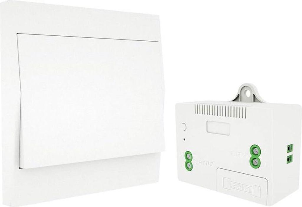 Drahtloser Schalter, batterielos, Wandfernbedienung, selbstversorgend, keine Verkabelung, Sender für Wandpanel (1-Wege-Set)