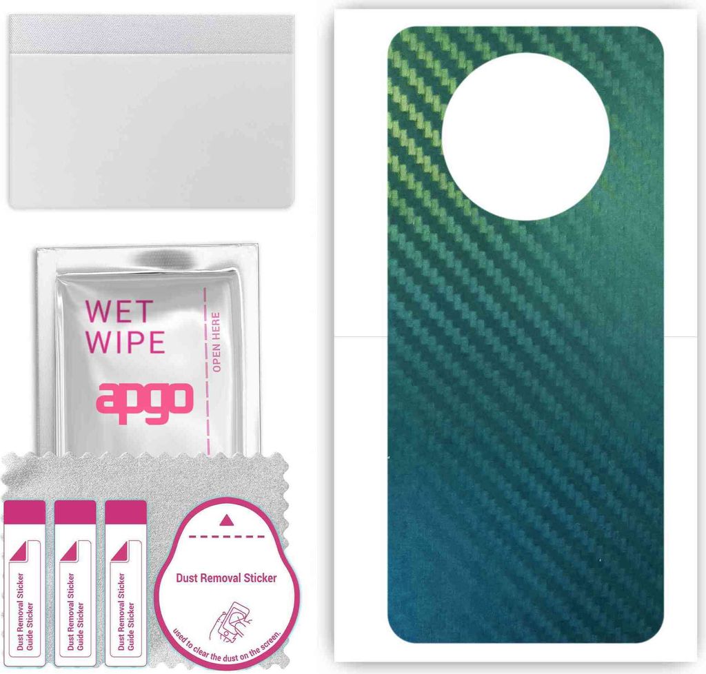 apgo Rückseite Schutzfolie, Skin, kompatibel mit Huawei Produktbild 