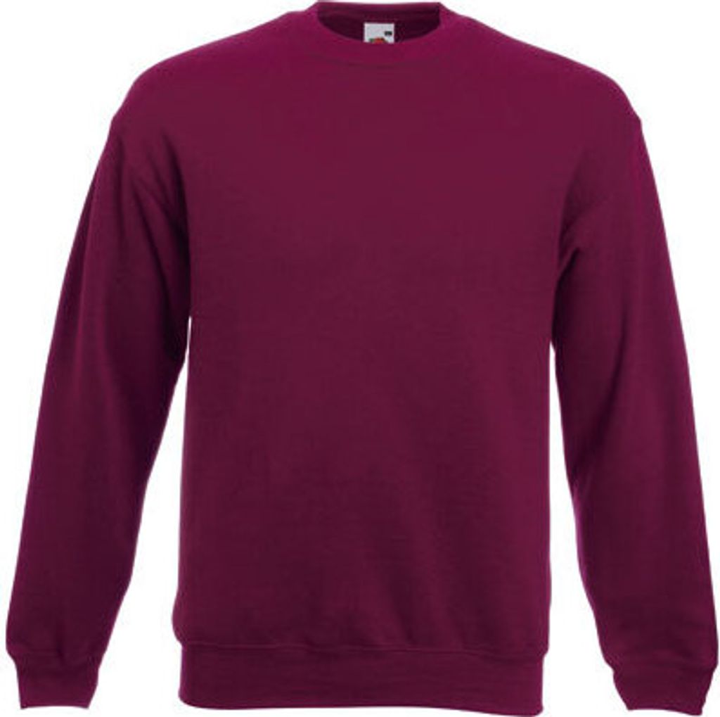 Fruit of the Loom - Classic Set-in Sweat - Burgundy - XXL