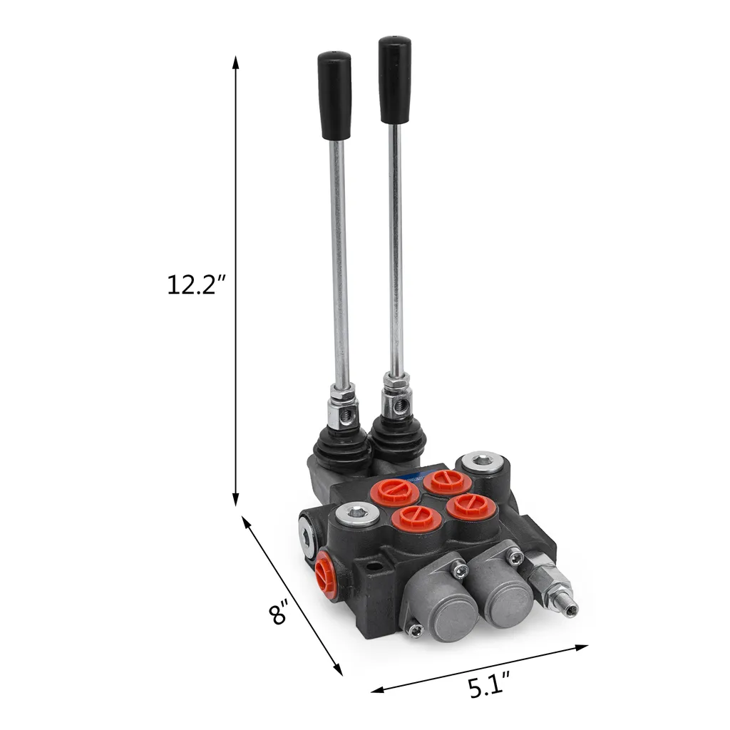 Vanne de Commande Hydraulique 40L Double avec Levier de Position Float - 8