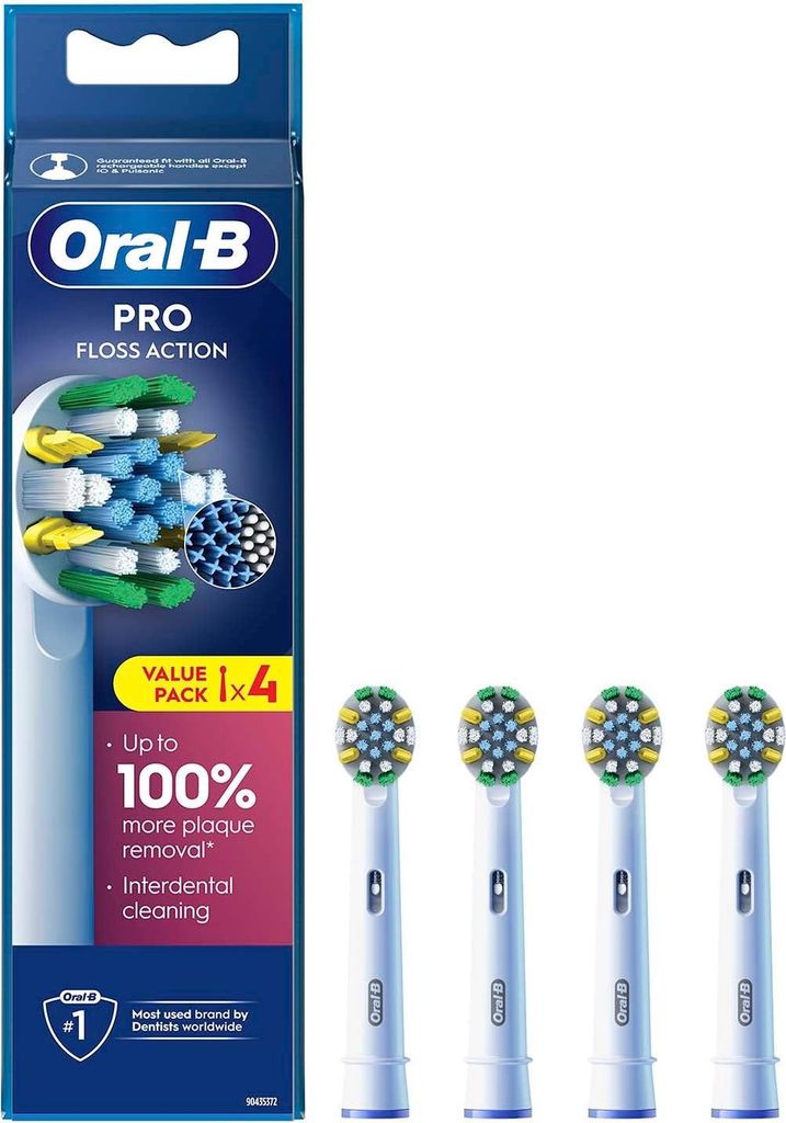 Oral-B Pro FlossAction -vaihtoharjat, 4 kpl Produktbild 