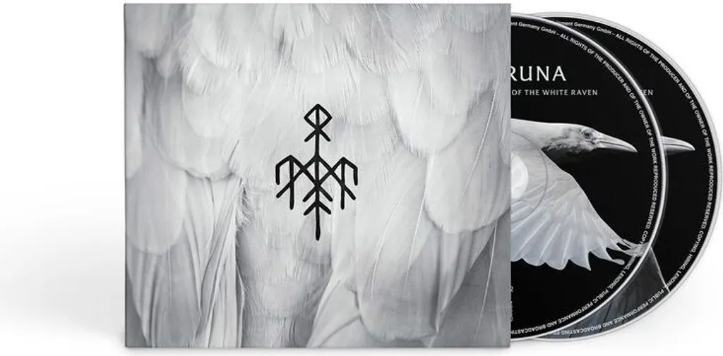 Kvitravn Premier vol du corbeau blanc Vinyle Blanc Edition Limitée 2LP