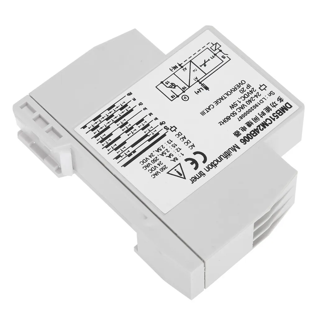 Relais de temporisation d'arrêt réglable 12V DC avec indicateur lumineux
