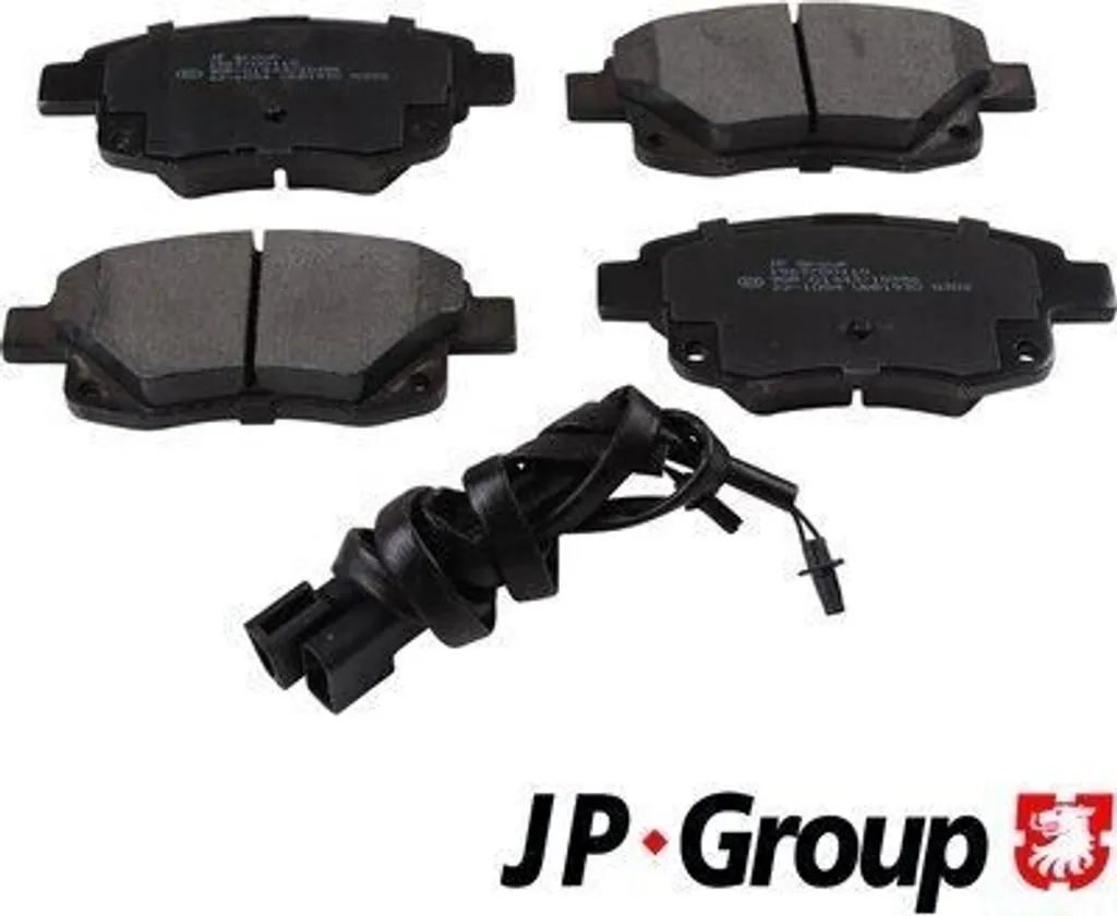 Plaquettes de frein arrière 17,3 mm JP : kit de rechange haute qualité