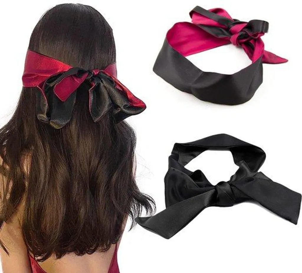 Masque de nuit en satin lot de 2 cache-yeux pour dormir et voyage