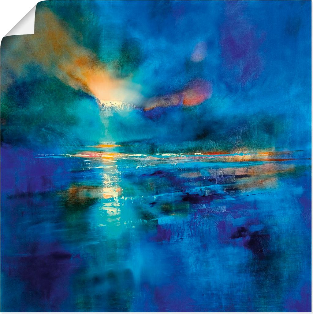 ARTland Poster Island Größe: 100x100 cm