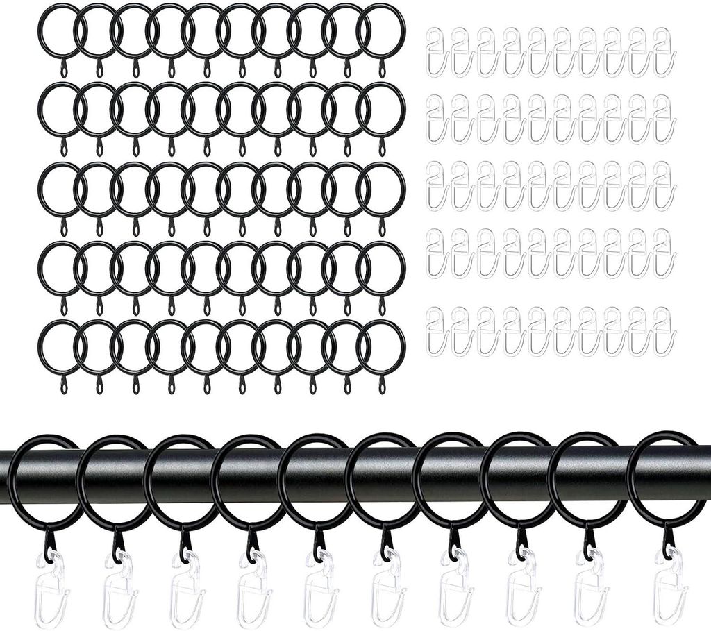 Anillos para cortinas, 50 unidades – Anillos para cortinas Imagen del producto 