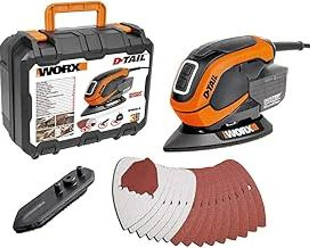 Offerta WORX WX648.2 Levigatrice Delta 65W + 21 Accessori inclusi
