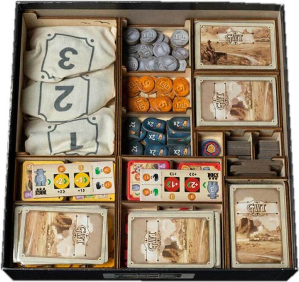 Laserox Insert für Great Western Trail 2nd Edition + Rails to the North 2nd Ed.