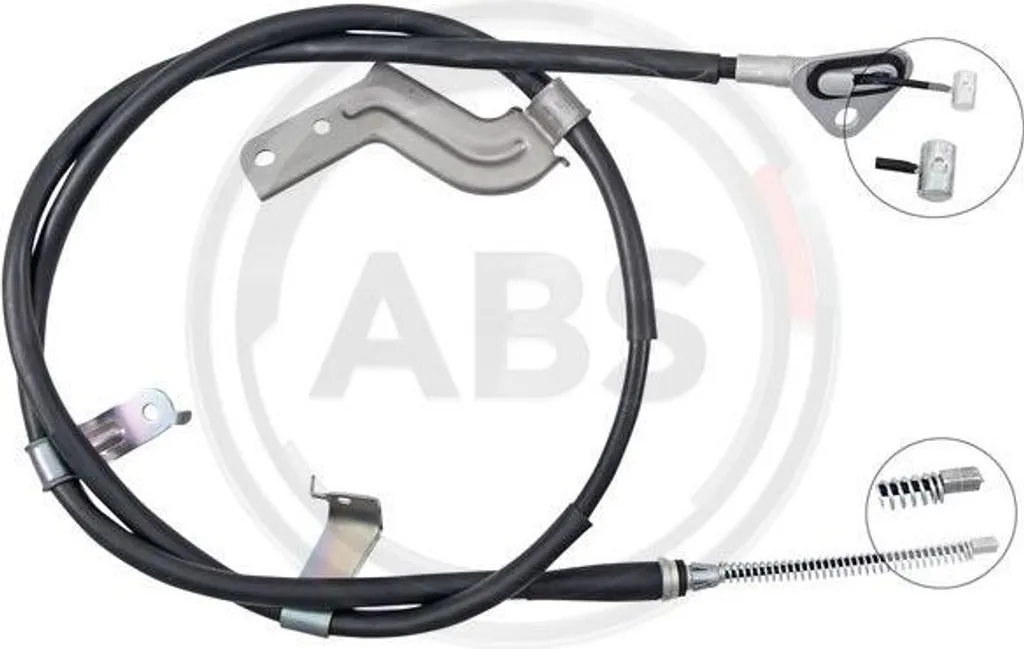Réparer frein à main Micra bloqué avec câble A.B.S. K10010 OE 355301HE0A