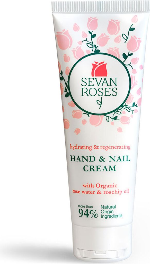 Hand- und Nagelcreme mit Rosenwasser Sevan Roses 75ml