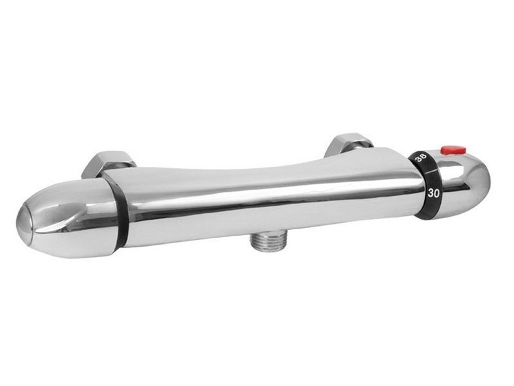 Vittoria (72024) Universal-Thermostat-Brausemischer, 100 mm, Keramikventil, Chrom