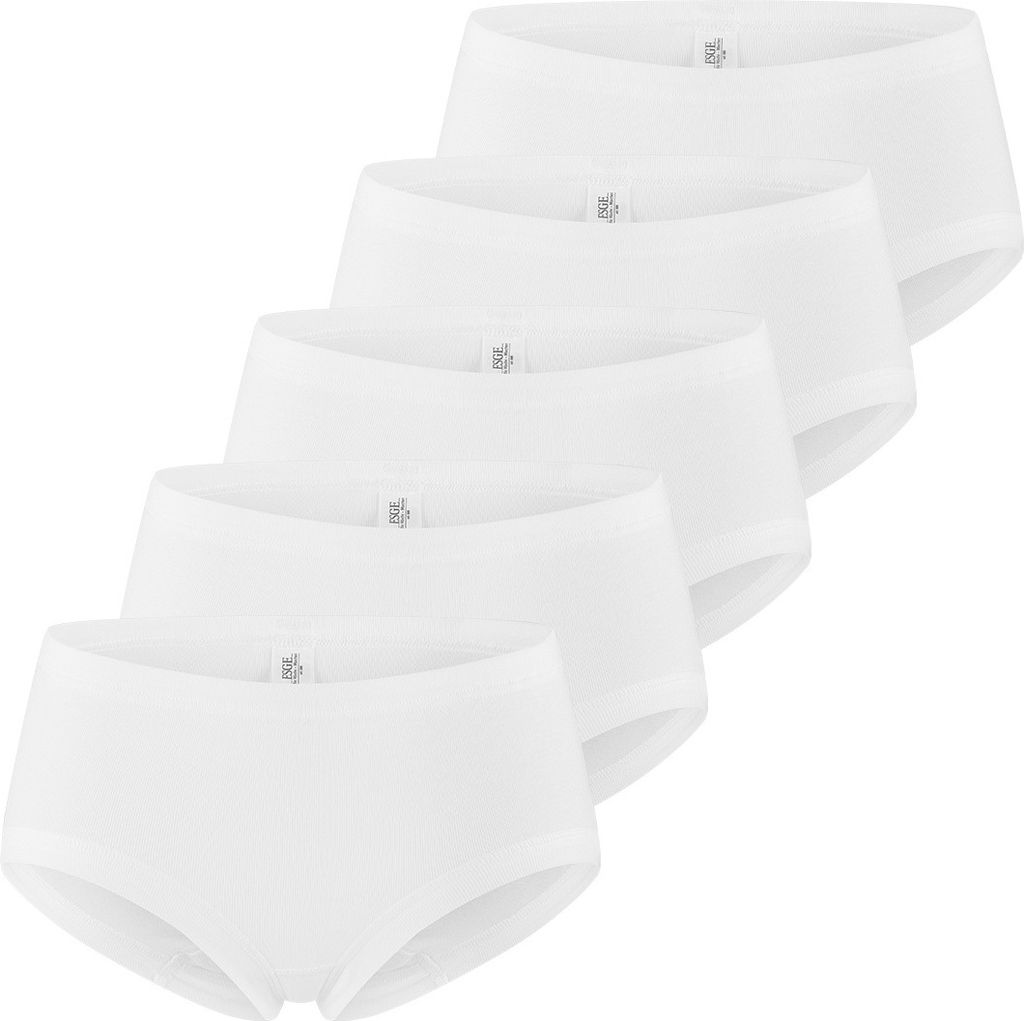 ESGE 5er-Pack Basic - Feinripp Hüftslip Slip in weicher und natürlicher Feinripp-Qualität aus Baumwolle, Atmungsaktiv und hautfreundlich, Elasti...
