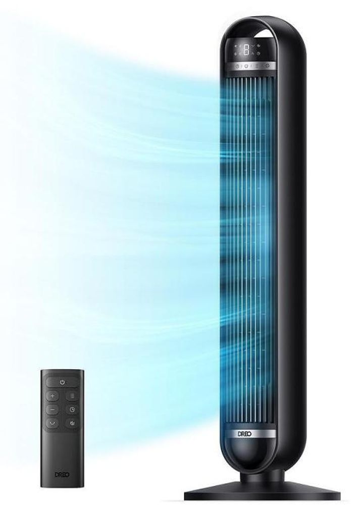 Dreo DR-HTF014, Vertikálny domáci ventilátor, Čierna, Obrázok produktu 