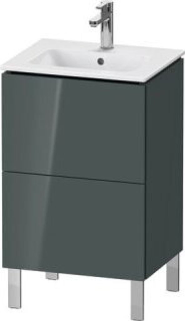 DURAVIT LC667103838 WTU L-Cube bodenstehend, 2 Auszüge