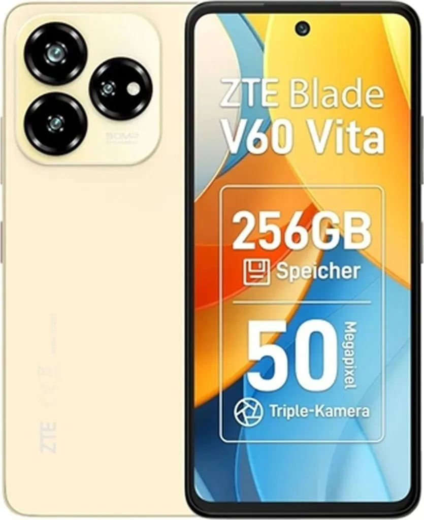 Smartphone ZTE Blade V60 Vita 256 Go : Fini les Problèmes de Stockage