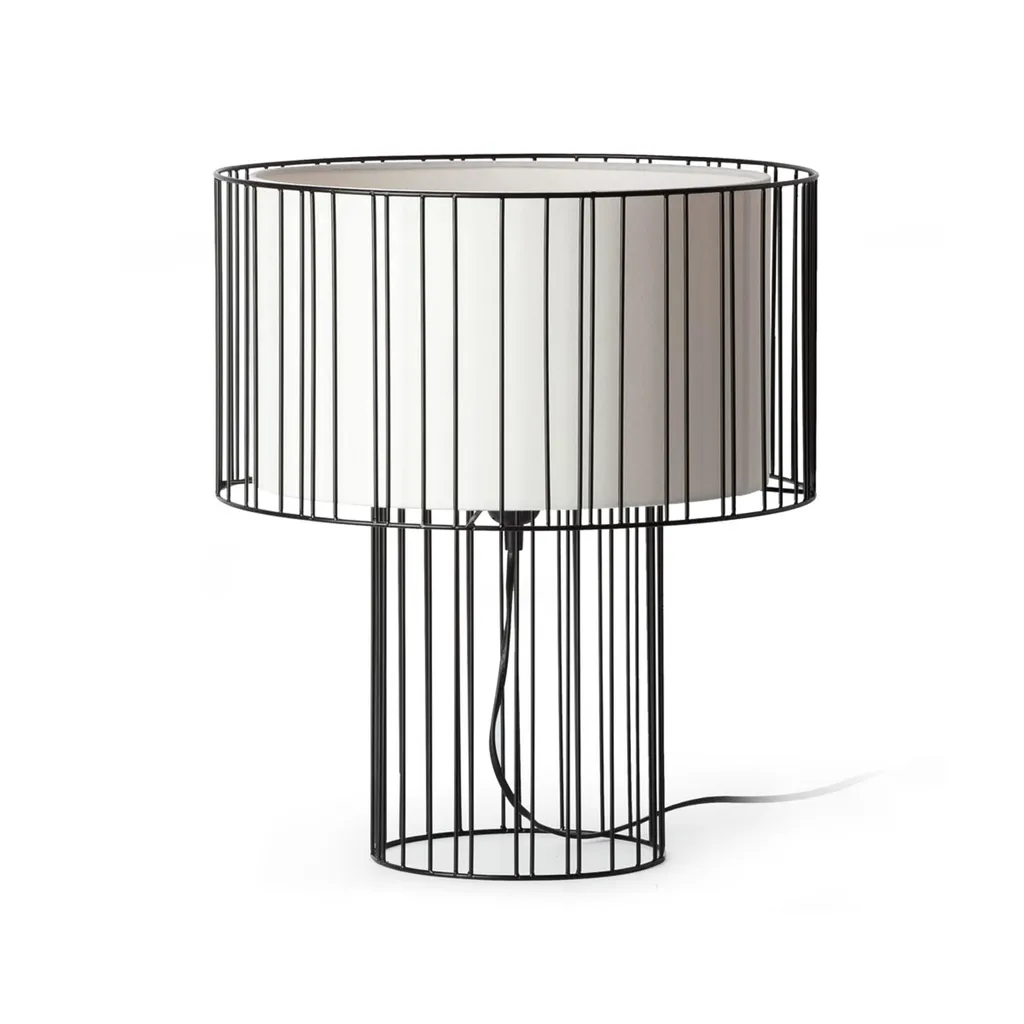 Lampe à poser LINDA bicolore : Éclairage d'appoint chic pour Salon