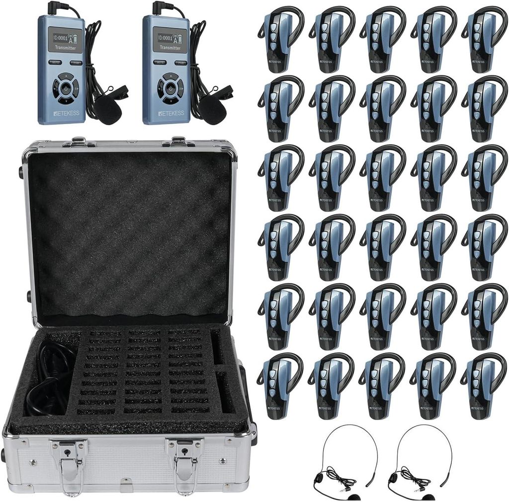 Retekess TT106S Tour Guide System, Audio System, Lange Produktbild 