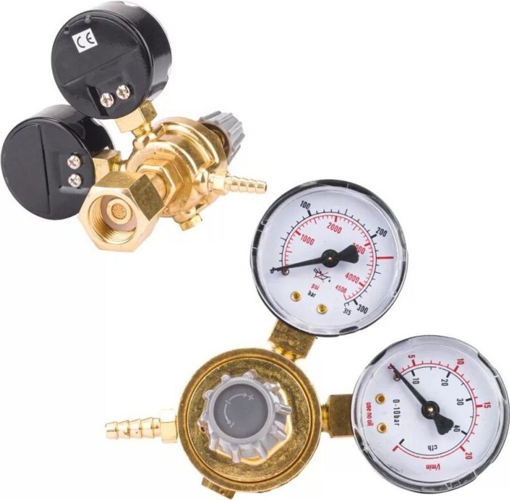 POWERMAT CO2- und Argon-Druckregler PM0195 Produktbild 