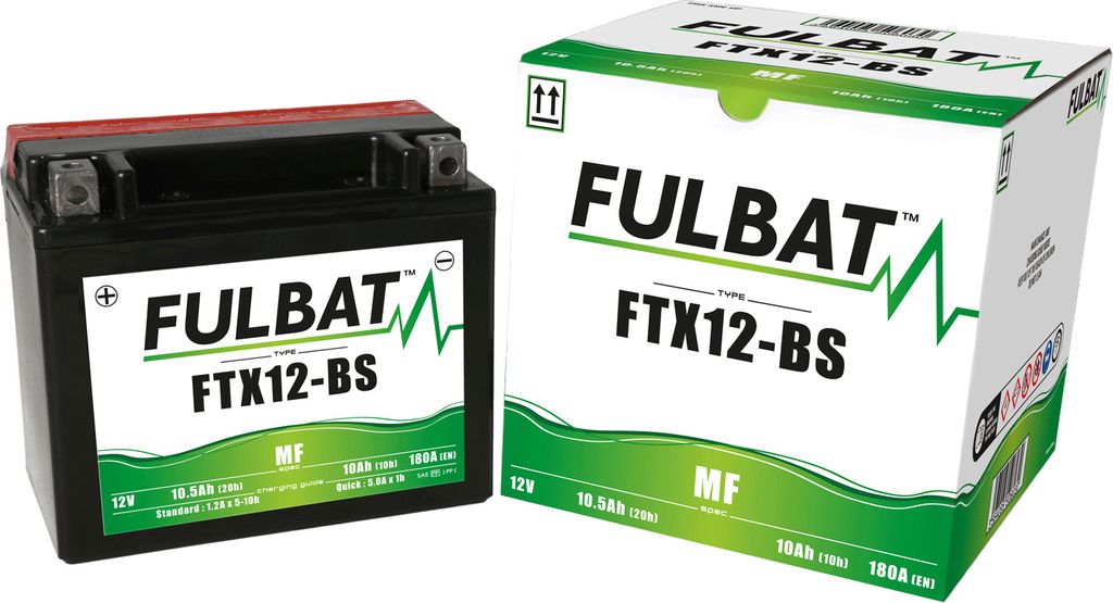 Batterie Fulbat FTX12-BS MF wartungsfrei Produktbild 