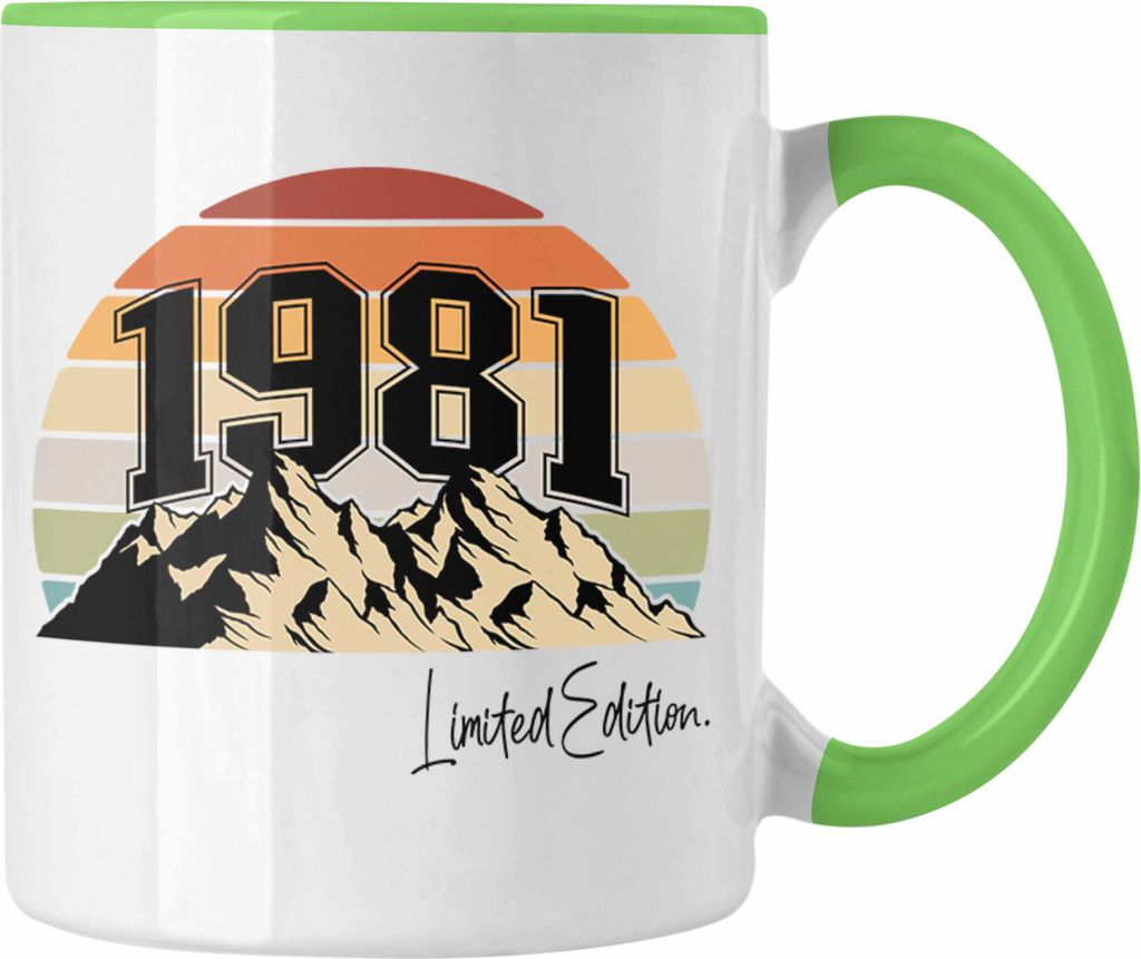 Trendation - 40. Geburtstag Tasse Frau Männer Geschenk 40er Geschenkidee 40 Mutter Vater Mann Frauen Lustig Geschenke (Grün)