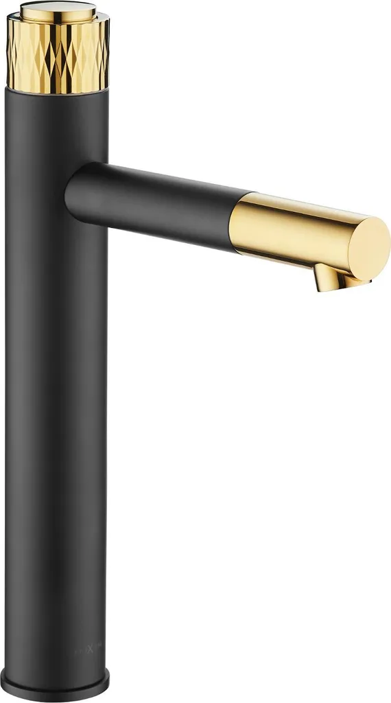 Mexen Diamond Rubinetto Nero Oro 71510-75 | Il Tuo Angolo SPA in Casa