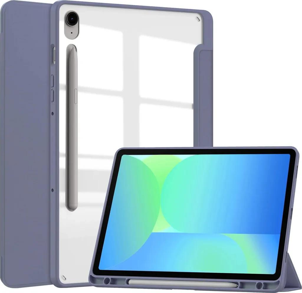 Custodia Samsung Galaxy Tab S9 FE Lavanda | Antiurto per Famiglia e Lavoro