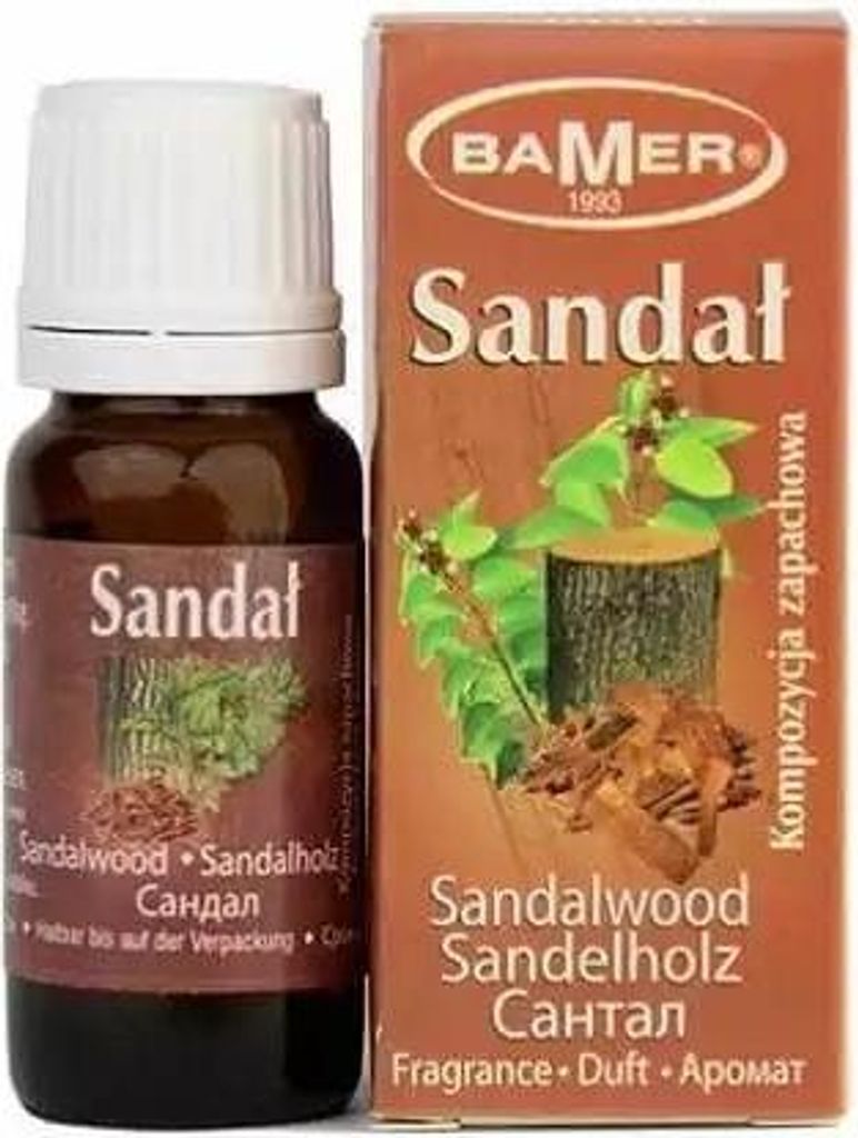BAMER | Naturalny Olejek Eteryczny Sandałowy 7 ml – Zdjęcie produktu 