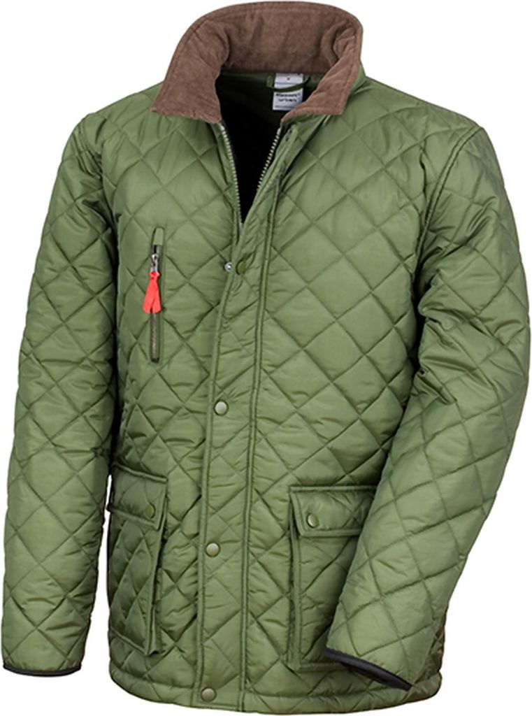 Result R196X | Giacca Cheltenham Gold - Colore: Verde oliva Immagine del prodotto 