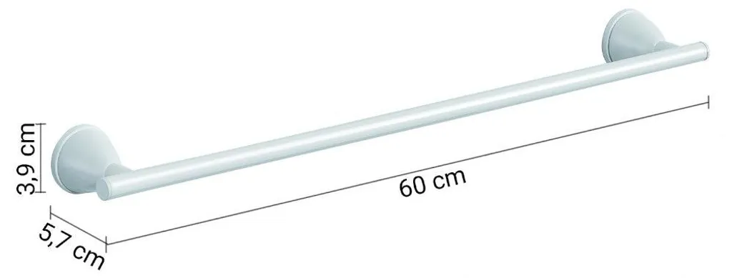 Porte-serviettes acier anti-corrosion : solution séchage pour salle d'eau