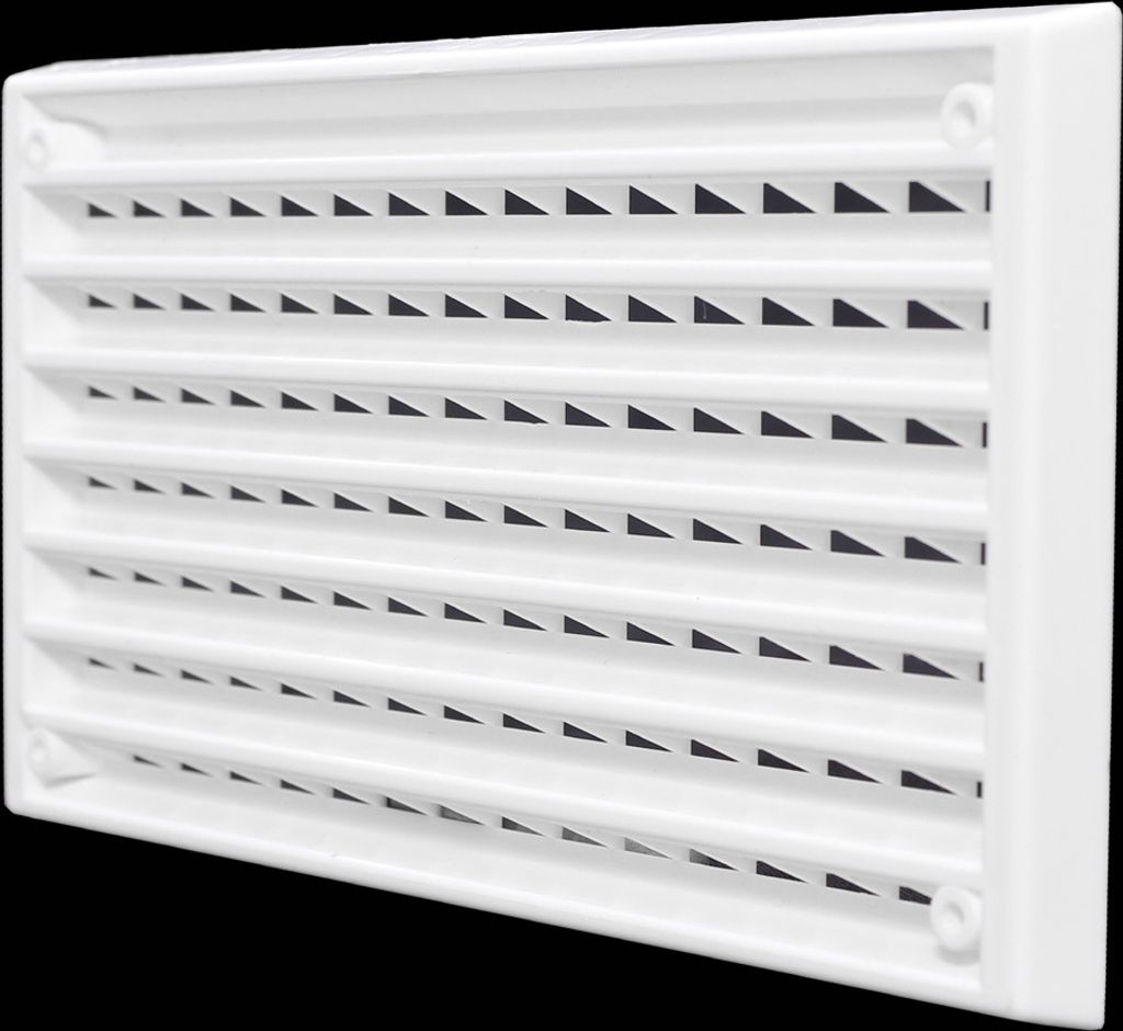 Lüftungsgitter Lüfter Wohnwagen Wohnmobil Caravan Boot Kunststoff 170 x 90 x 9 mm weiß