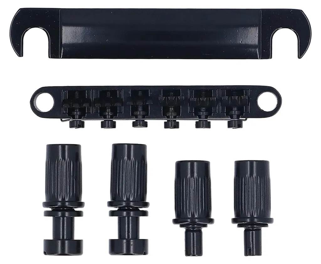Remplacer chevalet 12 cordes noir pour guitare LP, kit complet avec vis