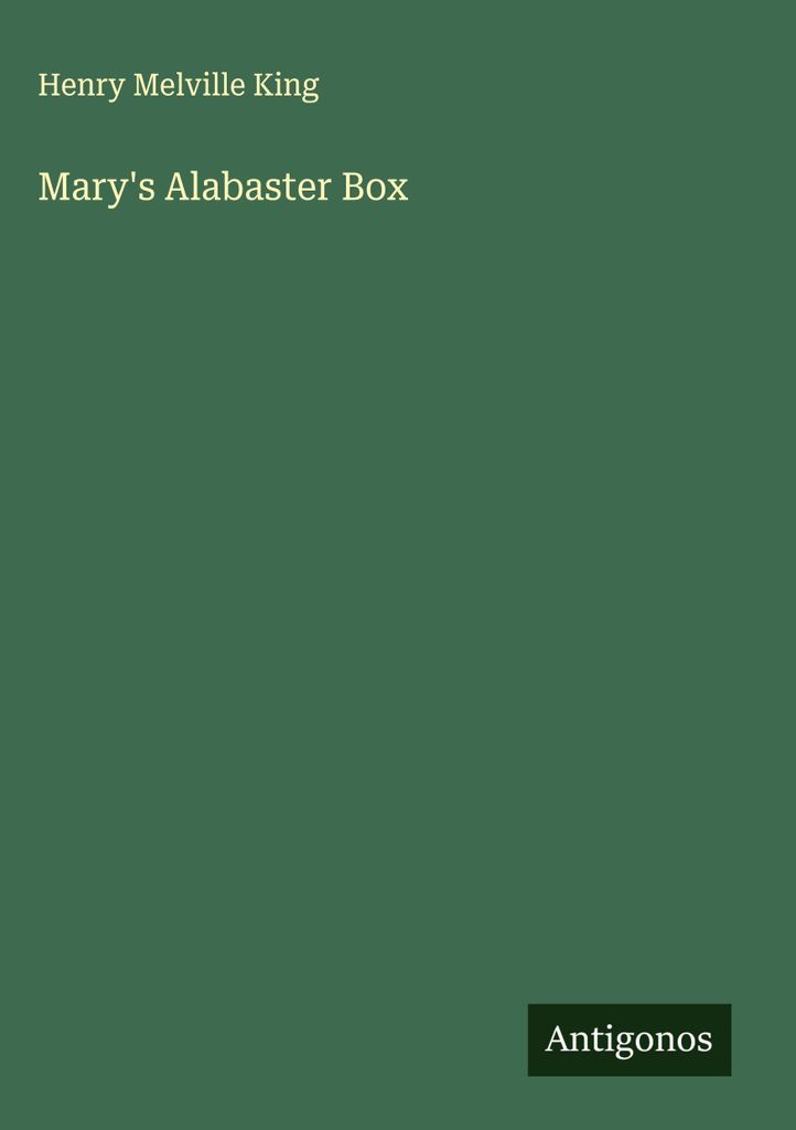 Mary's Alabaster Box