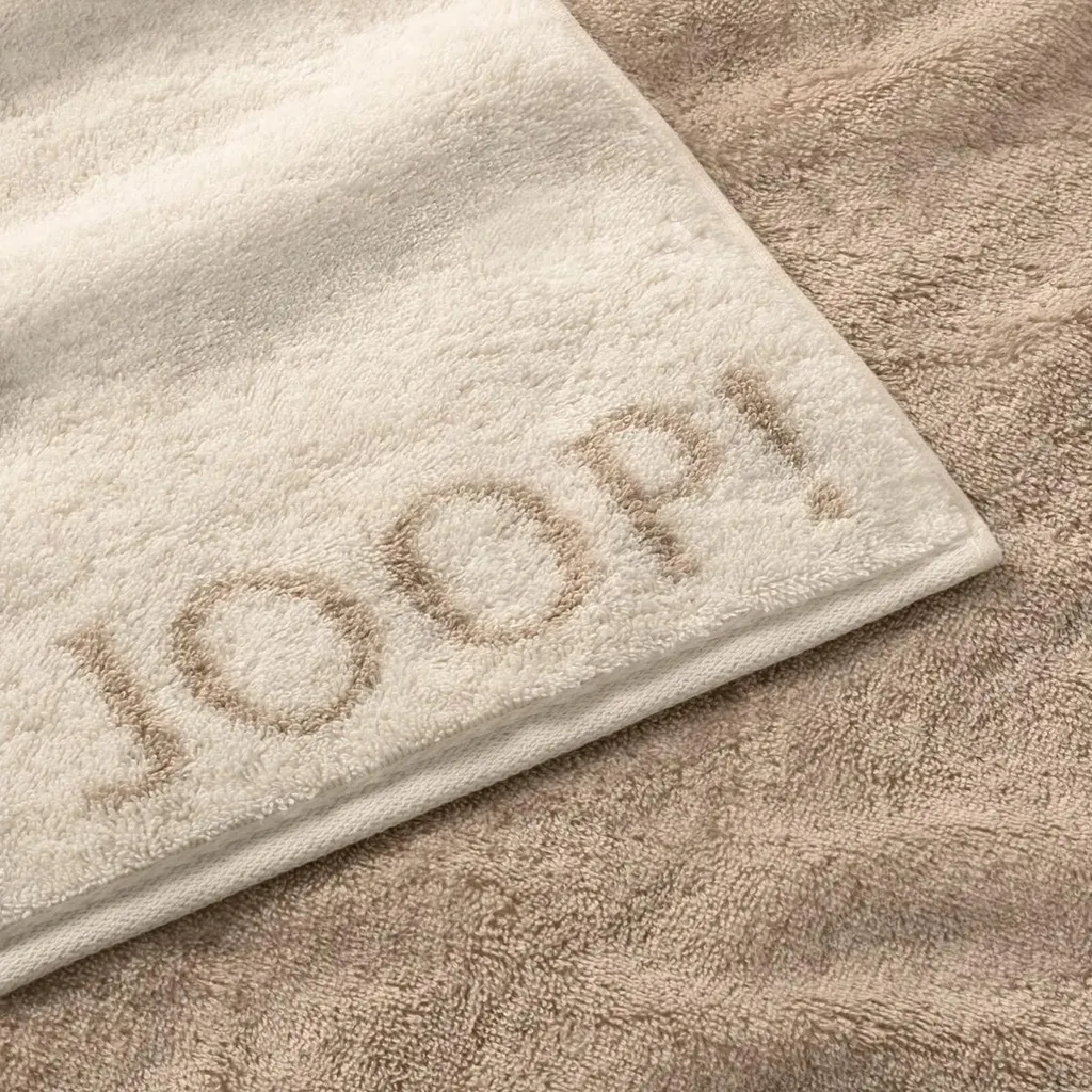 Drap de douche de luxe JOOP! 80x150 cm en coton crème Doubleface - 6